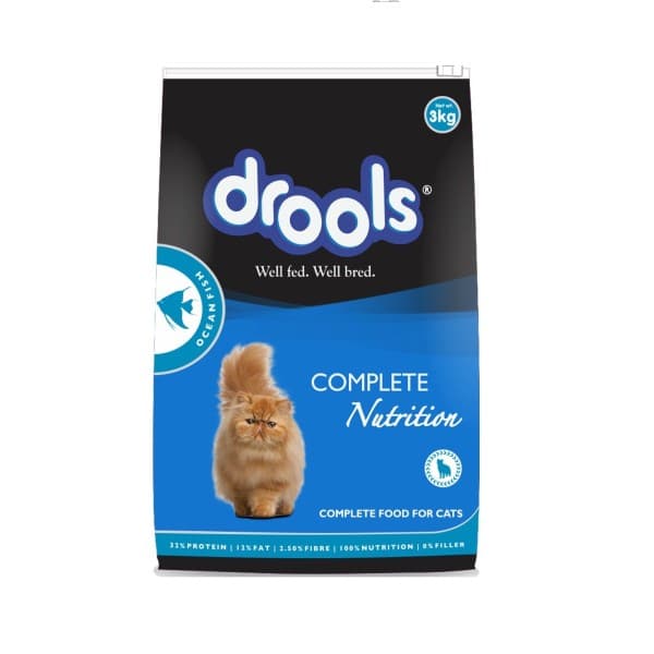 Drools Adult Dry Cat Food - Ocean Fish Flavour 3Kg